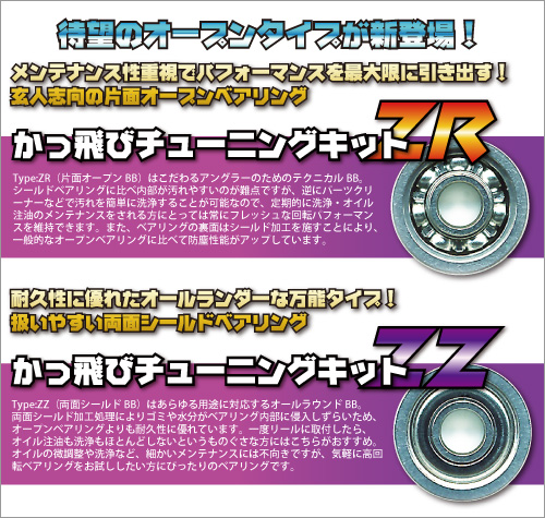 ベイトリール かっ飛びチューニングキット