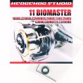 11バイオマスター 1000S,C2000S,C2000HGS,2000S,2500,2500S,C3000,C3000SDH,C3000HG用 スプールシャフト1BB仕様チューニングキット Mサイズ