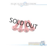 【シマノ用】ジュラルミンビス 6-6-6-6  （00スコーピオン1000対応） レッド