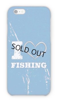 [アングラーズケース] I love Fishing　Blue (商品コード： 2015090806)