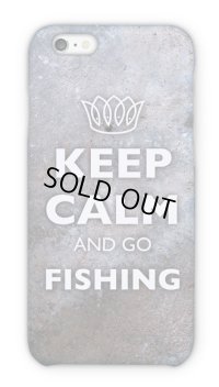 [アングラーズケース] KEEP CALM AND GO FISHING　錆鉄 (商品コード：2015051803)