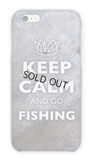 画像1: [アングラーズケース] KEEP CALM AND GO FISHING　錆鉄 (商品コード：2015051803)