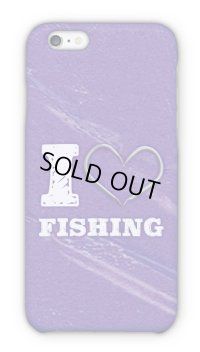 [アングラーズケース] I love Fishing　Purple (商品コード： 2015090808)