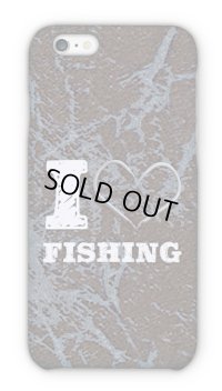 [アングラーズケース] I love Fishing　Brown (商品コード： 2015090901)