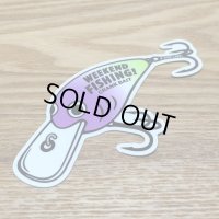 【B-SIDE LABEL/ビーサイドレーベル】クランクベイト（パープル/グリーン）　品番：BSL029