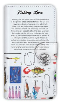 [アングラーズケース]【手帳型】Fishing Lure (商品コード：  diary2015110701)