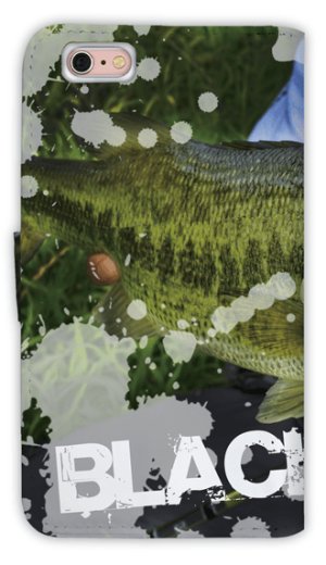 画像2: [アングラーズケース]【手帳型】ビッグバス! BLACK BASS (商品コード： diary2015102909)