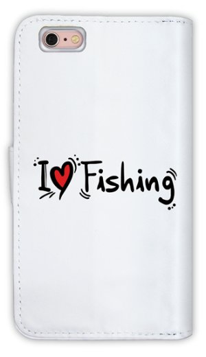画像2: [アングラーズケース]【手帳型】I LOVE FISHING (商品コード： diary2015103108)