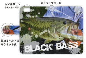 画像3: [アングラーズケース]【手帳型】ビッグバス! BLACK BASS (商品コード： diary2015102909)