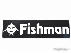 画像1: 【Fishman/フィッシュマン】Fishicon Fishman ステッカー黒 (code:FM1266)