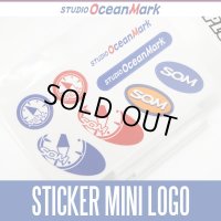 【スタジオオーシャンマーク】 SOM ロゴ ステッカー STICKER MINI LOGO