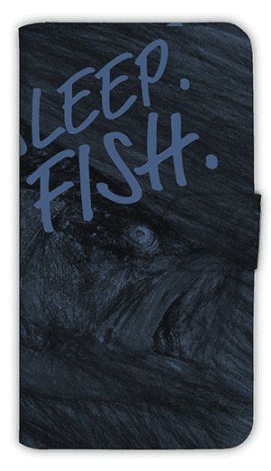 画像1: [アングラーズケース]【手帳型】Eat.Sleep.Fish... black bass (商品コード： diary2016050604)