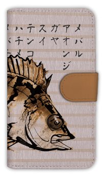 [アングラーズケース]【手帳型】メバルの地方名 (商品コード： diary2016020510)