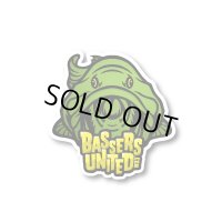 [BASSERS UNITED/バサーズユナイテッド] Fish LOGO Sticker ［GREEN］ (code:BUM005)