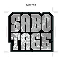 [BASSERS UNITED/バサーズユナイテッド] SABOTAGE STICKER (code:BUM011)