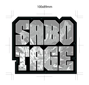 画像1: [BASSERS UNITED/バサーズユナイテッド] SABOTAGE STICKER (code:BUM011)