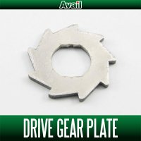 【Avail/アベイル】 ABU モラムZX用 #25802 「DRIVE GEAR PLATE」 互換品 チタン64 ドライブギヤプレート