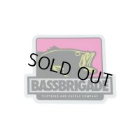 [Bass Brigade/バスブリゲード] 4" BOXED BASS STICKER - PINK (code:BRD129)