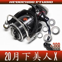 【ダイワ】20月下美人X LT1000S-P, LT2000S-P, LT2000S用 MAX8BB フルベアリングチューニングキット(ソルト,アジング)