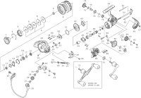 【ダイワ純正お取り寄せパーツ：納期1ヶ月】16エメラルダス 2508PE-DH　製品コード：00055985