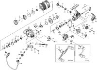 【ダイワ純正お取り寄せパーツ：納期1ヶ月】 16月下美人 MX MX2004H　製品コード：00056194