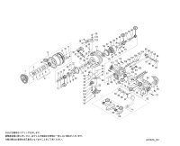 【シマノ純正お取り寄せパーツ：納期1ヶ月】23エクスセンスXR C3000M　商品コード：046154