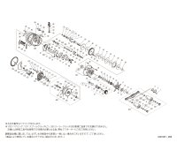 【シマノ純正お取り寄せパーツ：納期1ヶ月】23カルカッタコンクエスト MD 400XG　商品コード：045959