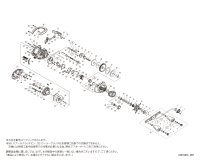 【シマノ純正お取り寄せパーツ：納期1ヶ月】23アンタレス DC MD HG RIGHT　商品コード：046000