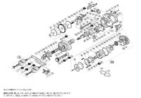 【シマノ純正お取り寄せパーツ：納期1ヶ月】15メタニウム DC HG 左　商品コード：033796