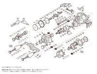 【シマノ純正お取り寄せパーツ：納期1ヶ月】17 ステファーノ SS 101HG　商品コード：037725