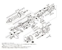 【シマノ純正お取り寄せパーツ：納期1ヶ月】17オシアジガー 1501PG　商品コード：036704