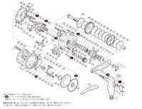 【シマノ純正お取り寄せパーツ：納期1ヶ月】16オシアジガー 3000HG純正スプール 商品コード：037848 86番 S Part No. 13GFH スプール組【中サイズ送料】