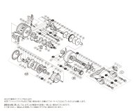 【シマノ純正お取り寄せパーツ：納期1ヶ月】14カルカッタコンクエスト 200　商品コード：032041