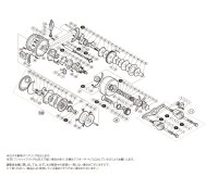 【シマノ純正お取り寄せパーツ：納期1ヶ月】15カルカッタコンクエスト 200HG　商品コード：034397