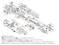 【シマノ純正お取り寄せパーツ：納期1ヶ月】18カルカッタコンクエスト 400　商品コード：038654