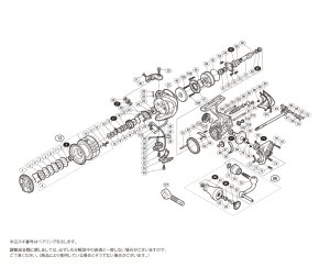 画像1: 【シマノ純正お取り寄せパーツ：納期1ヶ月】17ツインパワーXD C3000XG　商品コード：037466