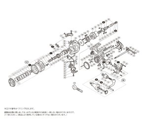 画像1: 【シマノ純正お取り寄せパーツ：納期1ヶ月】17ツインパワーXD C3000HG　商品コード：037459