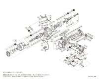 【シマノ純正お取り寄せパーツ：納期1ヶ月】15ツインパワー 1000PGS　商品コード：033635