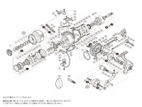 【シマノ純正お取り寄せパーツ：納期1ヶ月】15ツインパワーSW 8000HG　商品コード：033208