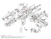 【シマノ純正お取り寄せパーツ：納期1ヶ月】15ツインパワーSW 8000PG　商品コード：033215