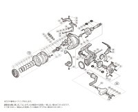 【シマノ純正お取り寄せパーツ：納期1ヶ月】17サハラ 4000　商品コード：036315