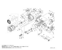 【シマノ純正お取り寄せパーツ：納期1ヶ月】22サハラ 2500SHG　商品コード：044549