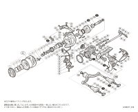 【シマノ純正お取り寄せパーツ：納期1ヶ月】16ストラディックCI4+ 2500HGSDH　商品コード：037763