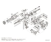 【シマノ純正お取り寄せパーツ：納期1ヶ月】20ヴァンフォード C3000　商品コード：042064