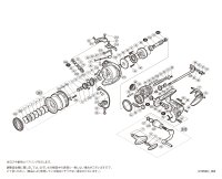 【シマノ純正お取り寄せパーツ：納期1ヶ月】20エクスセンスBB 4000MXG　商品コード：042002