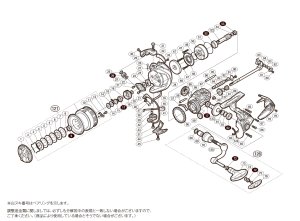 画像1: 【シマノ純正お取り寄せパーツ：納期1ヶ月】18エクスセンスCI4+ C3000MHG　商品コード：038821