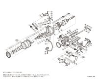 【シマノ純正お取り寄せパーツ：納期1ヶ月】20エクスセンスBB C3000MHG　商品コード：041975