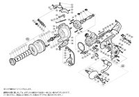 【シマノ純正お取り寄せパーツ：納期1ヶ月】13バイオマスターSW 10000HG　商品コード：031631