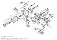 【シマノ純正お取り寄せパーツ：納期1ヶ月】13バイオマスターSW 8000PG　商品コード：031624