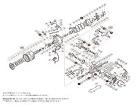 【シマノ純正お取り寄せパーツ：納期1ヶ月】17BB-X ハイパーフォース C3000DTYPE-GSRIGHT　商品コード：037664